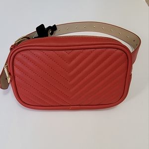 Steve Madden Coral Chevron Crossbody Bag